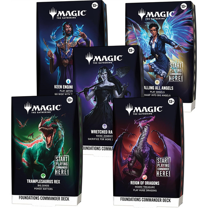 MTG - DECK COMMANDER FONDATIONS PACK COMMANDER MTG - DECK COMMANDER FONDATIONS PACK COMMANDER