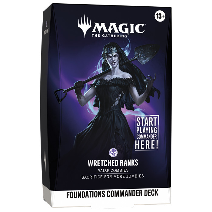 MTG - FOUNDATIONS COMMANDER DECK WRETCHED RANKS MTG - FOUNDATIONS COMMANDER DECK WRETCHED RANKS