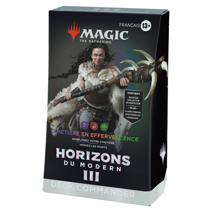 MTG - HORIZONS DU MODERN III COMMANDER CIMETIÈRE EN EFFERVESCENCE MTG - HORIZONS DU MODERN III COMMANDER CIMETIÈRE EN EFFERVESCENCE