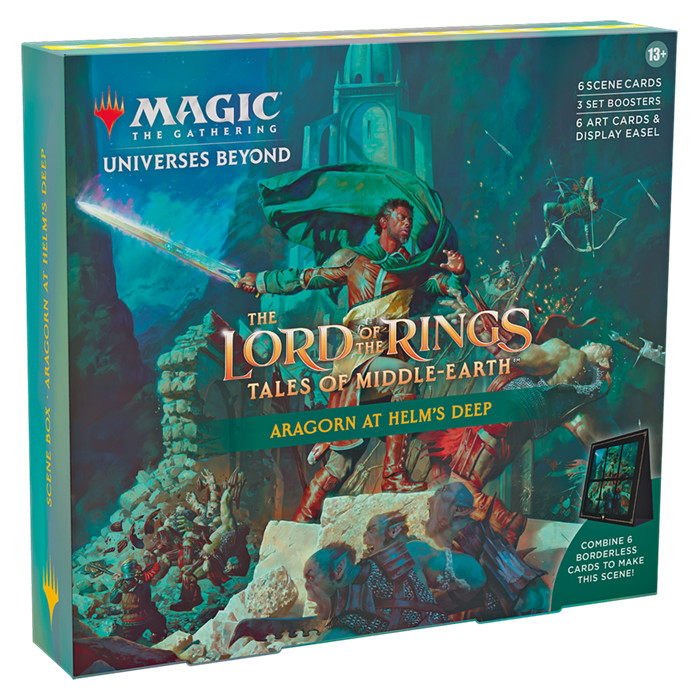 MTG - LOTR SCENE BOX - ARAGORN AT HELM'S DEEP MTG - LOTR SCENE BOX - ARAGORN AT HELM'S DEEP