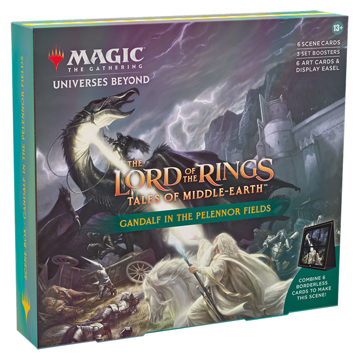MTG - LOTR SCENE BOX - GANDALF IN THE PELENNOR FIELDS MTG - LOTR SCENE BOX - GANDALF IN THE PELENNOR FIELDS