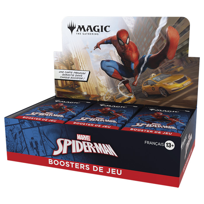 MTG - MARVEL SPIDERMAN DISPLAY BOOSTER DE JEU MTG - MARVEL SPIDERMAN DISPLAY BOOSTER DE JEU