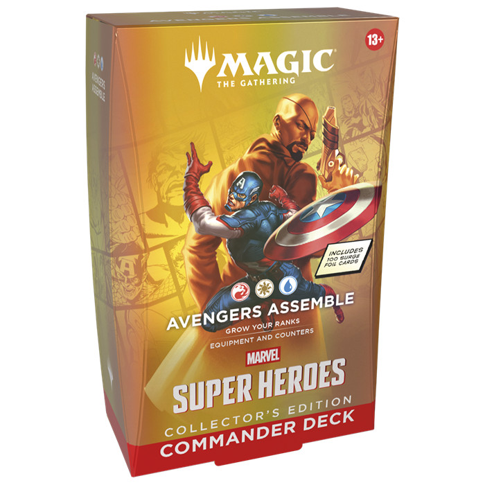 MTG - MARVEL SUPER HEROES AVENGERS ASSEMBLE COLLECTOR MTG - MARVEL SUPER HEROES AVENGERS ASSEMBLE COLLECTOR