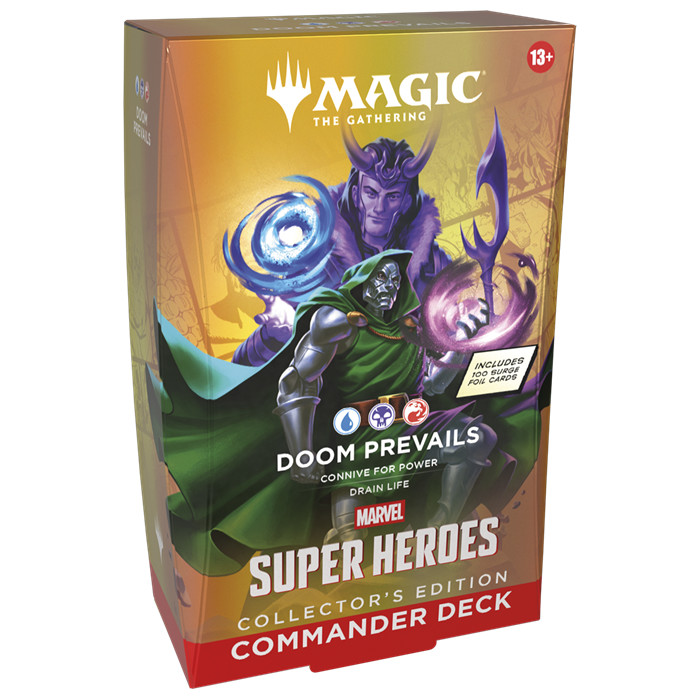 MTG - MARVEL SUPER HEROES DOOM PREVAILS COLLECTOR MTG - MARVEL SUPER HEROES DOOM PREVAILS COLLECTOR