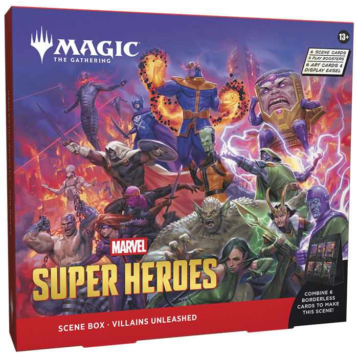 MTG - MARVEL SUPER HEROES SCENE BOX VILAINS UNLEASHED MTG - MARVEL SUPER HEROES SCENE BOX VILAINS UNLEASHED