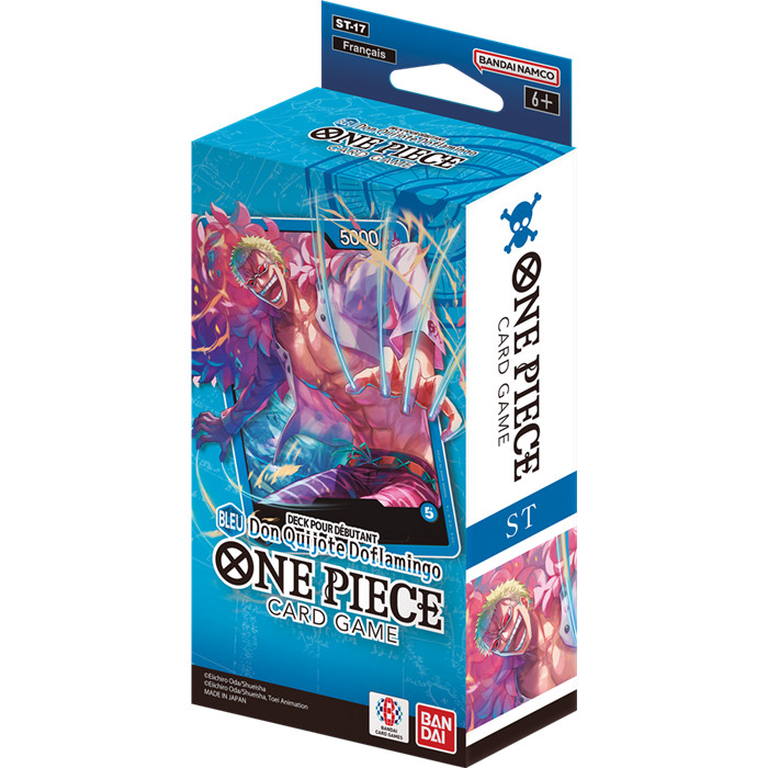 ONE PIECE - DECK DÉBUTANT - DOFLAMINGO (BLEU) ONE PIECE - DECK DÉBUTANT - DOFLAMINGO (BLEU)