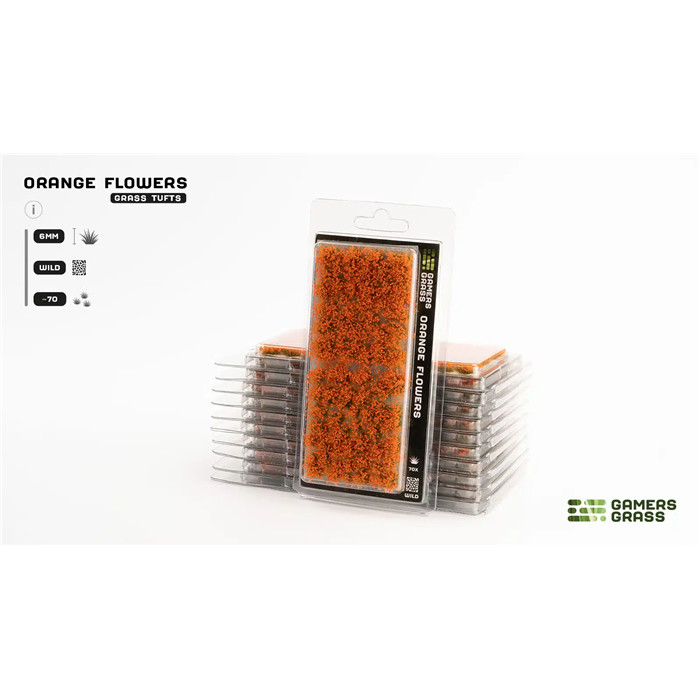 ORANGE FLOWERS - WILD ORANGE FLOWERS - WILD