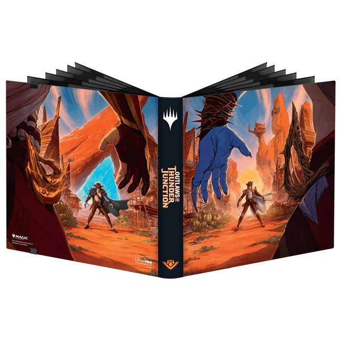 OUTLAWS OF THUNDER JUNCTION OKO AND KELLAN 12-POCKET PRO-BINDER FOR MAGIC: OUTLAWS OF THUNDER JUNCTION OKO AND KELLAN 12-POCKET PRO-BINDER FOR MAGIC: