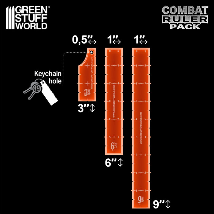 PACK JAUGES DE COMBAT 3-6-9 ORANGE FLUO PACK JAUGES DE COMBAT 3-6-9 ORANGE FLUO