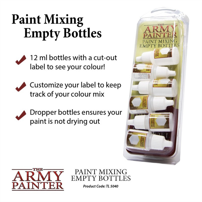 PAINT MIXING EMPTY BOTTLE PAINT MIXING EMPTY BOTTLE