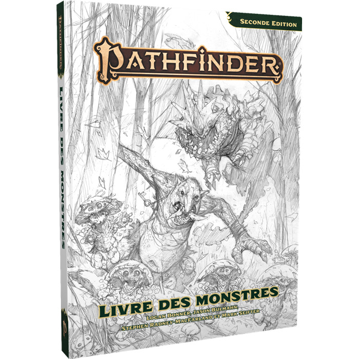PATHFINDER 2 - LIVRE DES MONSTRES CROQUIS PATHFINDER 2 - LIVRE DES MONSTRES CROQUIS