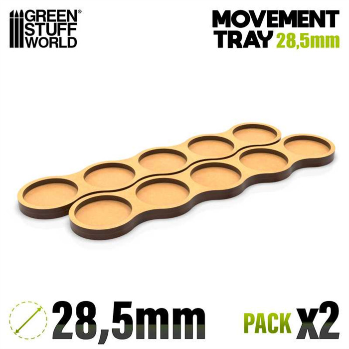 PLATEAUX DE MOUVEMENT MDF - SKIRMISH AOS 28.5MM 5X2 PLATEAUX DE MOUVEMENT MDF - SKIRMISH AOS 28.5MM 5X2
