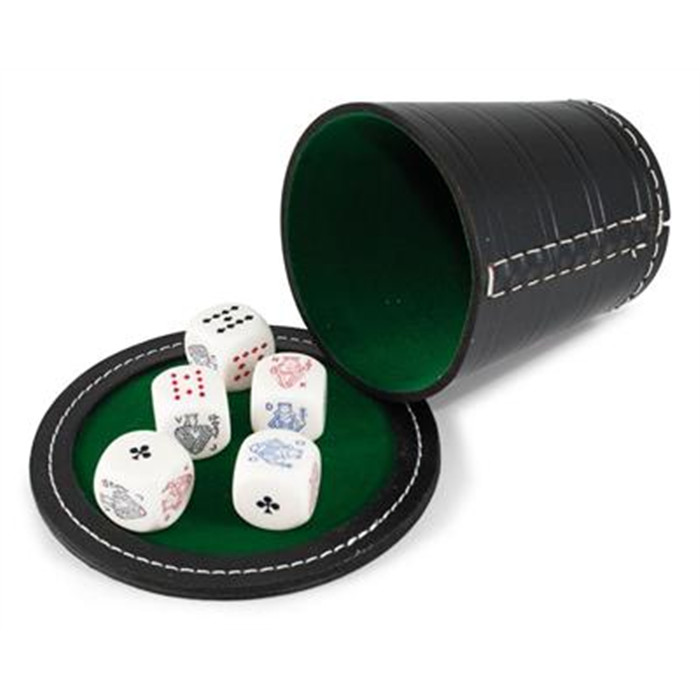 POKER MENTEUR AVEC CHAPEAU + 5 DÉS POKER MENTEUR AVEC CHAPEAU + 5 DÉS