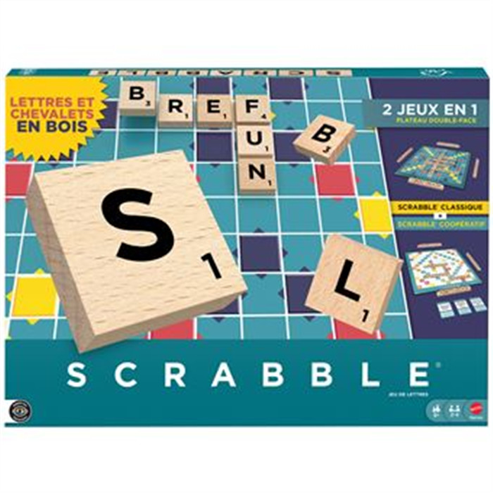 SCRABBLE CLASSIQUE (EN BOIS) SCRABBLE CLASSIQUE (EN BOIS)