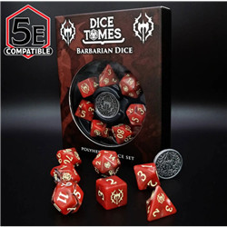 SET DE DÉS D&D - BARBARE