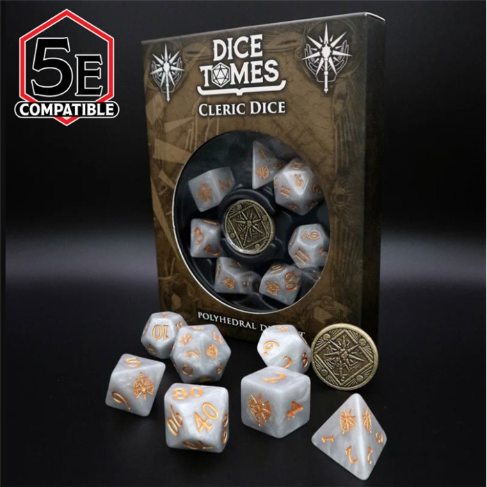 SET DE DÉS D&D - CLERC SET DE DÉS D&D - CLERC