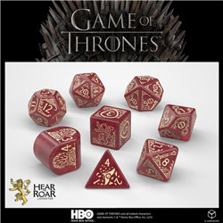 SET DE DÉS GAME OF THRONES - LANNISTER