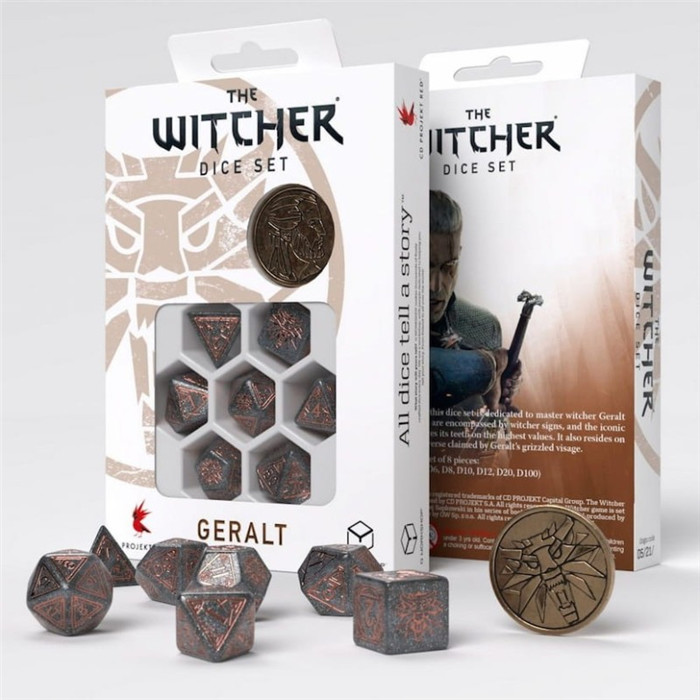 SET DE DÉS THE WITCHER - GERALT, LA NEUTRALITÉ A UN PRIX SET DE DÉS THE WITCHER - GERALT, LA NEUTRALITÉ A UN PRIX