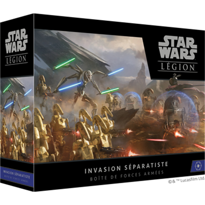 STAR WARS LEGION : INVASION SÉPARATISTE - BOITE DE FORCES ARMÉES STAR WARS LEGION : INVASION SÉPARATISTE - BOITE DE FORCES ARMÉES