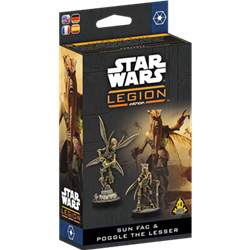 STAR WARS LEGION : SUN FAC & POGGLE THE LESSER