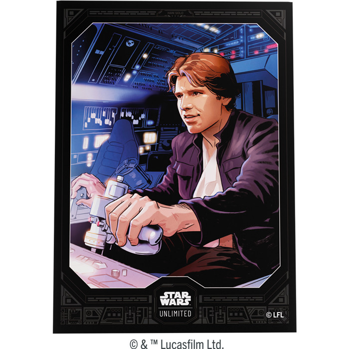STAR WARS UNLIMITED - ART SLEEVES - HAN SOLO STAR WARS UNLIMITED - ART SLEEVES - HAN SOLO