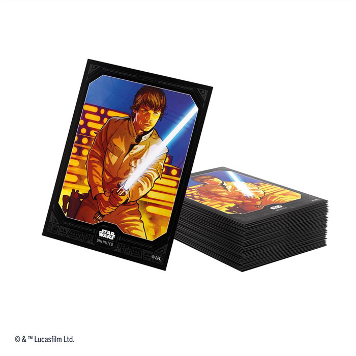 STAR WARS UNLIMITED - ART SLEEVES - LUKE SKYWALKER STAR WARS UNLIMITED - ART SLEEVES - LUKE SKYWALKER