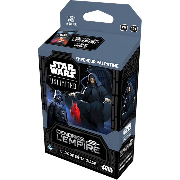 STAR WARS UNLIMITED - CENDRES DE L'EMPIRE DECK EMPEREUR PALPATINE STAR WARS UNLIMITED - CENDRES DE L'EMPIRE DECK EMPEREUR PALPATINE