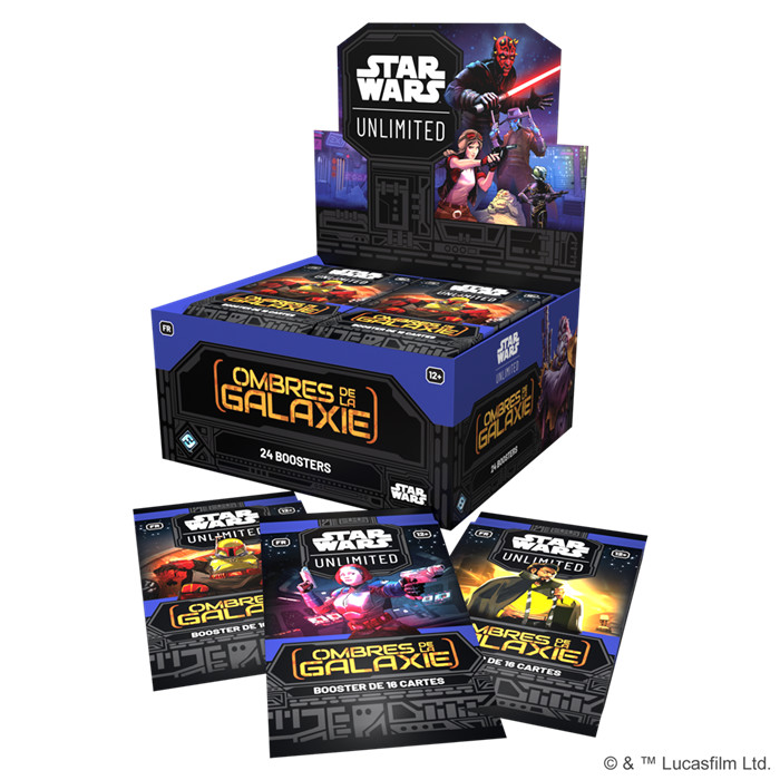 STAR WARS UNLIMITED - OMBRES DE LA GALAXIE DISPLAY STAR WARS UNLIMITED - OMBRES DE LA GALAXIE DISPLAY