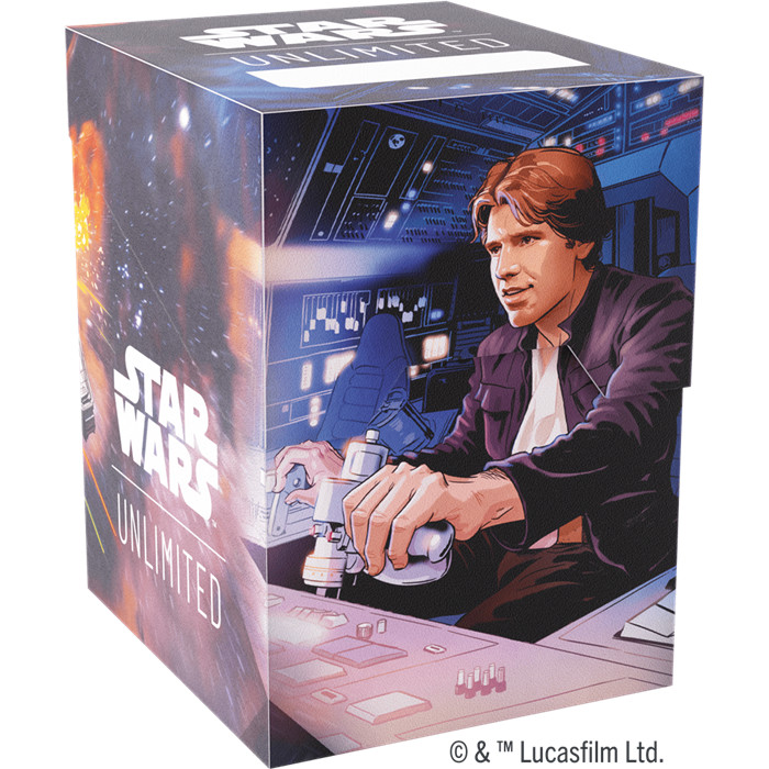 STAR WARS UNLIMITED - SOFT CRATE - HAN SOLO/MILLENIUM FALCON STAR WARS UNLIMITED - SOFT CRATE - HAN SOLO/MILLENIUM FALCON