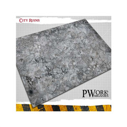 TAPIS DE JEU NEOPRENE CITY RUINS 44"X60"