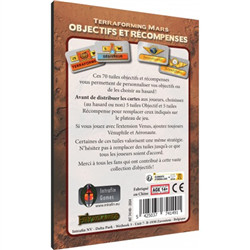 TERRAFORMING MARS OBJECTIFS ET RÉCOMPENSES
