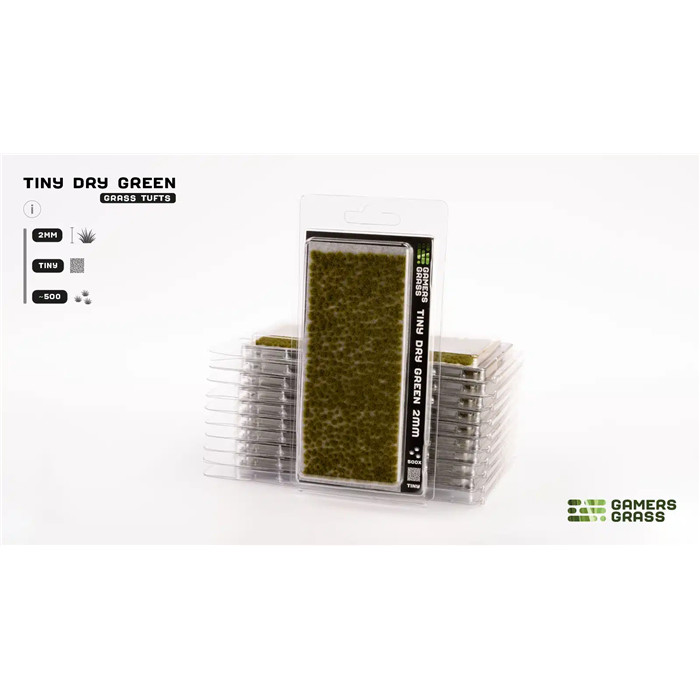 TINY TUFTS DRY GREEN - TINY TINY TUFTS DRY GREEN - TINY