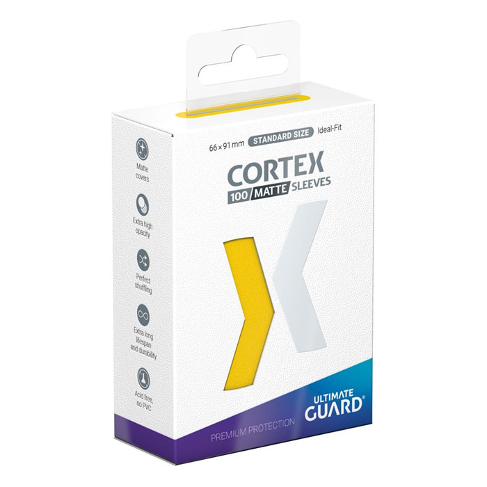 UG 100 CORTEX SLEEVES YELLOW TAILLE STANDARD MAT UG 100 CORTEX SLEEVES YELLOW TAILLE STANDARD MAT