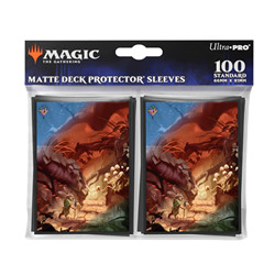 UP - BLOOMBURROW 100CT DECK PROTECTOR SLEEVES GREEN FOR MAGIC: THE GATHERIN