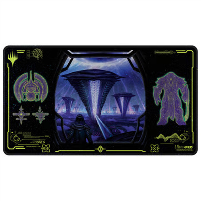 UP - EDGE OF ETERNITIES HOLOFOIL PLAYMAT BLACK MYTHIC UP - EDGE OF ETERNITIES HOLOFOIL PLAYMAT BLACK MYTHIC