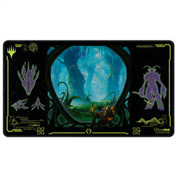 UP - EDGE OF ETERNITIES HOLOFOIL PLAYMAT GREEN MYTHIC