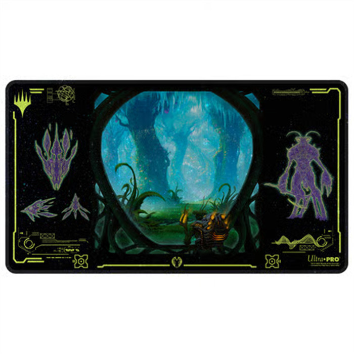 UP - EDGE OF ETERNITIES HOLOFOIL PLAYMAT GREEN MYTHIC UP - EDGE OF ETERNITIES HOLOFOIL PLAYMAT GREEN MYTHIC