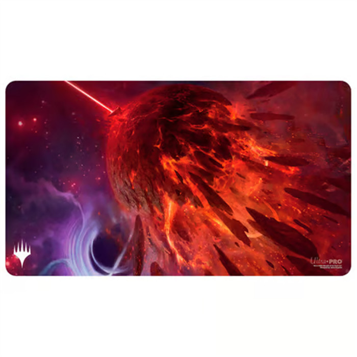 UP - EDGE OF ETERNITIES PLAYMAT MYTHIC LAND RED UP - EDGE OF ETERNITIES PLAYMAT MYTHIC LAND RED