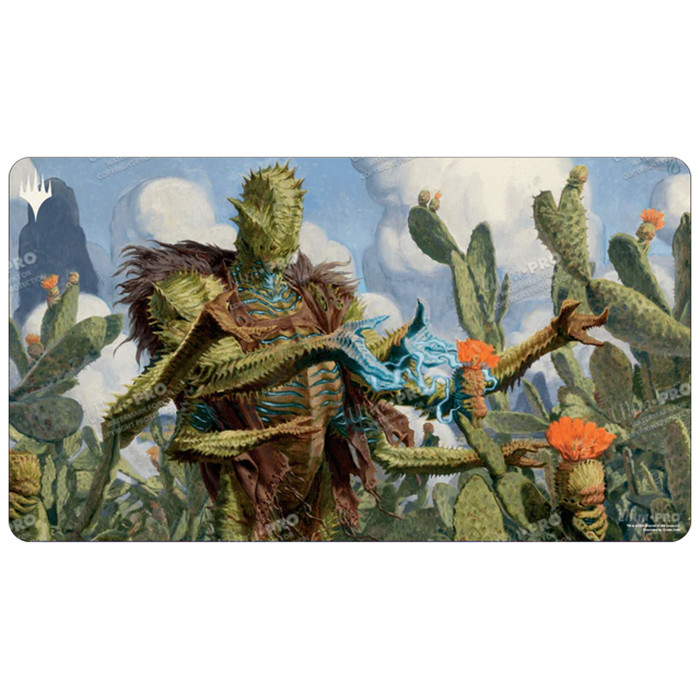 UP - OUTLAWS OF THUNDER JUNCTION PLAYMAT GREEN UP - OUTLAWS OF THUNDER JUNCTION PLAYMAT GREEN