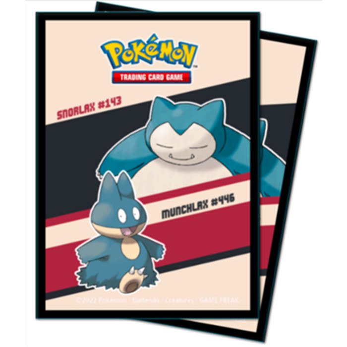 UP - SNORLAX & MUNCHLAX DECK PROTECTORS FOR POKÉMON (65 SLEEVES) UP - SNORLAX & MUNCHLAX DECK PROTECTORS FOR POKÉMON (65 SLEEVES)