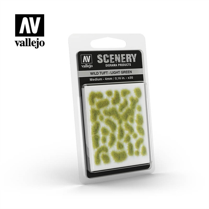 WILD TUFT - LIGHT GREEN 4MM WILD TUFT - LIGHT GREEN 4MM