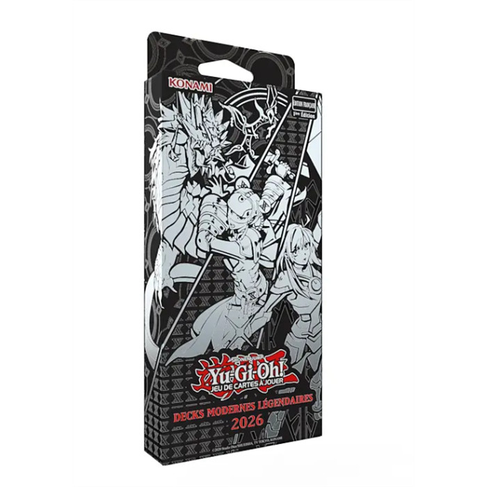 YGO - DECKS MODERNES LÉGENDAIRES 2026 (BLISTER CARTONNÉ) - FR YGO - DECKS MODERNES LÉGENDAIRES 2026 (BLISTER CARTONNÉ) - FR
