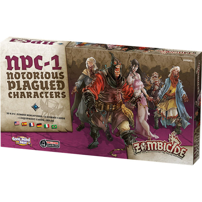 ZOMBICIDE BLACK PLAGUE - NOTORIOUS PLAGUED CHARACTERS #1 ZOMBICIDE BLACK PLAGUE - NOTORIOUS PLAGUED CHARACTERS #1