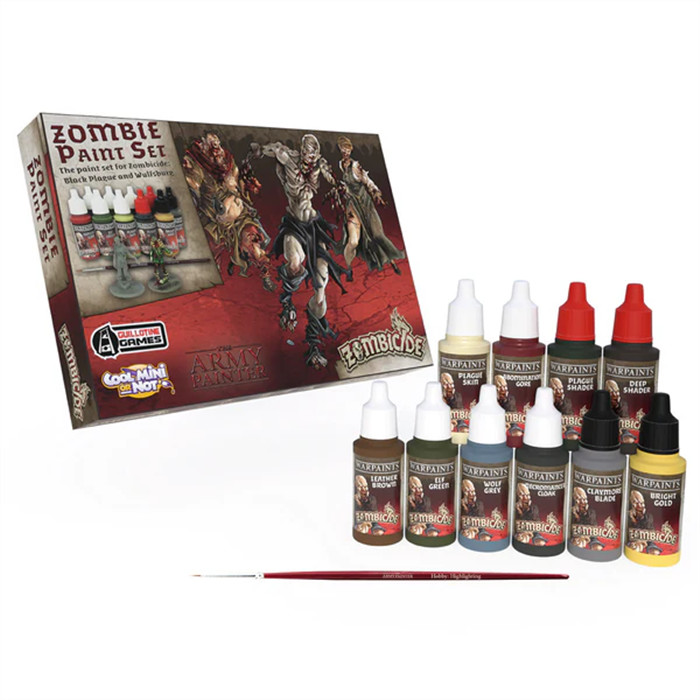 ZOMBICIDE BLACK PLAGUE PAINT SET ZOMBICIDE BLACK PLAGUE PAINT SET